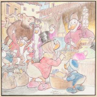 Barks, Carl | Carl Barks - Uncle Scrooge Illustration Original Art (undated).... | Heritage