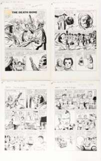 Springer, Frank | Frank Springer Ghost Stories #9 Complete 7-Page Story "The Death Bone" Original Art (Dell Publ., 1965).... (Total: 7 Original Art) | Heritage