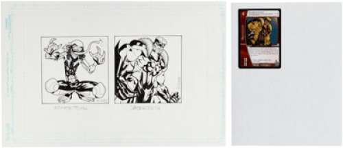 Kirby, Juvaun | Juvaun Kirby Vs. System Marvel Trading Card Illustration Original Art (Upper Deck, 2004).... | Heritage