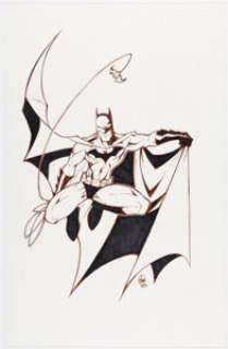 Maus, Bill - Bill Maus - Batman Illustration Original Art (2000)....