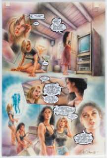 Okamoto, Mike - Mike Okamoto Suspira: The Great Working #1 Page 4 Painted Original Art (Chaos! Comics, 1997)....