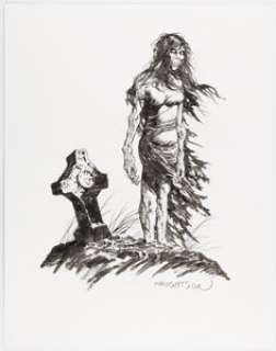 Wrightson, Bernie | Bernie Wrightson - Zombie Illustration Original Art (undated).... | Heritage