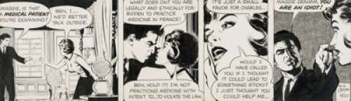 Adams, Neal | Neal Adams Ben Casey Daily Comic Strip Original Art (NEA, c. 1960s).... | Heritage