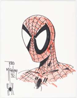 McFarlane, Todd | Todd McFarlane - Spider-Man Specialty Illustration Original Art (1992).... | Heritage