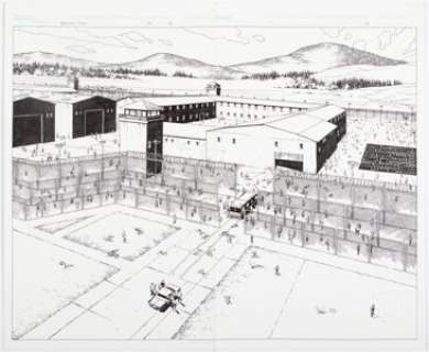 Adlard, Charlie | Charlie Adlard The Walking Dead #34 Double Splash Pages 18-19 Original Art (Image, 2007). ... | Heritage