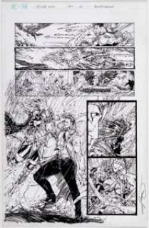 Brett Booth and Adelso Corona - Chris Claremont Anniversary Special #1 Gambit and Dani Moonstar Story Page 22 Origin...