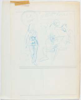 Wally Wood "Joe’s Dope" Preliminary Sketch Original Art (c. 1960-1970s.).... | Heritage