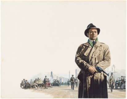 Richard Clifton-Dey - Red Terror and Green Paperback Book Cover Original Art (New English Library, 1972)....