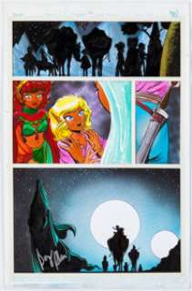 Barry Blair - ElfQuest: New Blood #15 Story Page 14 Original Art (WaRP Graphics, 1994).