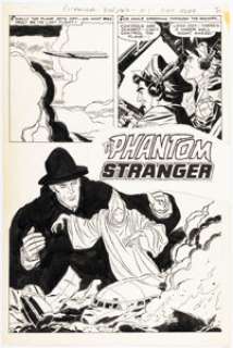 Bill Draut, Carmine Infantino, And Joe Giella | The Phantom Stranger #1 Story Page 2 Original Art (DC, 1969). | Heritage