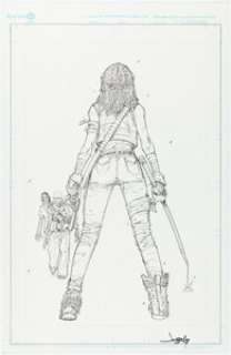 JonBoy Meyers - The Walking Dead #1 Variant Cover Original Art (Image, 2015).