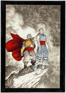 Mateus Santolouco - Teenage Mutant Ninja Turtles: Shredder in Hell #3 Cover Original Art (IDW, 2019).