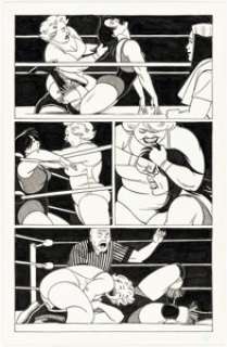 Jaime Hernandez | Whoa, Nellie! #2 Story Page 18 Original Art (Fantagraphics, 1996). | Heritage