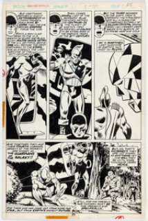 Don Heck, Mike Esposito, and Dave Hunt Giant-Size Defenders #5 Story Page 19 Guardians of the Galaxy Original Art (Marvel, 1975). | Heritage