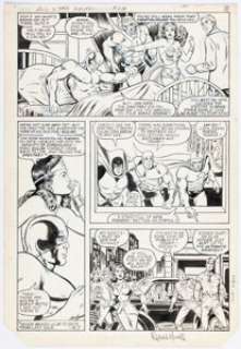 Richard Howell and Gerald Forton All Star Squadron #28 Story Page 2 Original Art (DC, 1983).