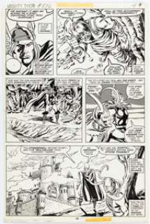 John Buscema and Tom Palmer Thor #272 Story Page 8 Original Art (Marvel, 1978). | Heritage