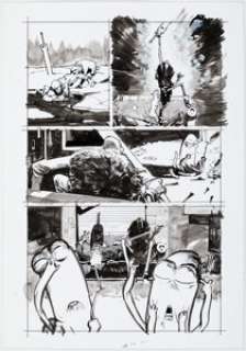 Gerardo Zaffino Rumble #16 Story Page 8 Original Art (Image, 2019).