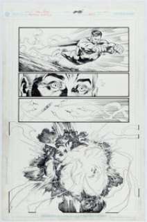 Ivan Reis and Marc Campos Action Comics #824 Story Page 4 Original Art (DC, 2005).