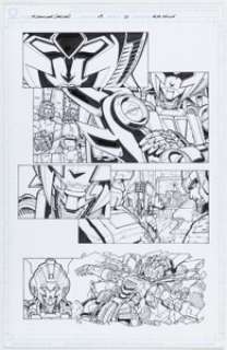 Alex Milne The Transformers Spotlight: Arcee Story Page 21 Original Art (IDW, 2008).