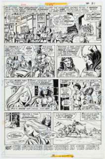 John Buscema and Tom Palmer Conan the Barbarian #55 Story Page 18 Original Art (Marvel, 1975). | Heritage