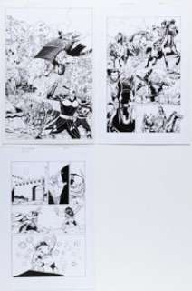 Di Amorim Brian Pulido‘s Medieval Lady Death: War of the Winds #6 Story Pages 1-10 Original Art (Avatar Press, 2007). (Total: 8 Items)