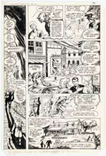 Stephen Bissette and John Totleben The Saga of the Swamp Thing #16 Story Page 10 Original Art (DC, 1983). | Heritage