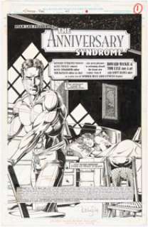 Tom Lyle and Scott Hanna Spider-Man #44 Title Splash Page 1 Original Art (Marvel, 1994). | Heritage