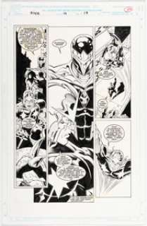 Chris Marrinan and Mark Stegbauer Nova #10 Story Page 19 Original Art (Marvel, 1994).