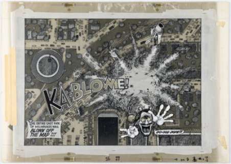 Don Glassford Deep 3D Comix #1 Story Page Centerspread Original Art (Kitchen, 1970). | Heritage