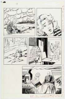 John Buscema and Klaus Janson Bizarre Adventures #27 Story Pages 12-13 Jean Grey Preliminary Original Art (Marvel, 1981). | Heritage