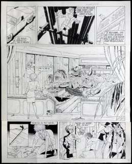 Renaud  - Planche originale - Jessica Blandy T2 - La Maison du Docteur Zack - (1987) | Catawiki