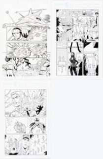 Tim Seeley and Cory Hamscher G.I. Joe Story Pages Original Art Group of 3 (Devil‘s Due, 2004-2005). (Total: 3 Items)