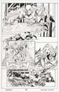 Neal Adams and Tom Palmer New Avengers #16.1 Story Page 18 Original Art (Marvel, 2011).