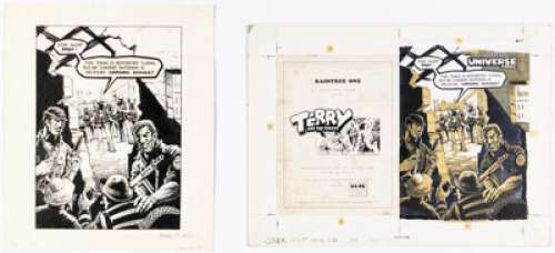 Mike Zeck Universe #3 Cover Original Art and Production Cover (1974). (Total: 2 Items) | Heritage