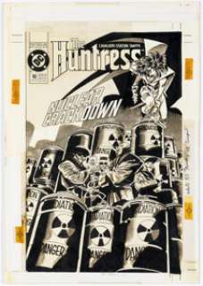 Joe Staton and Bob Smith The Huntress #10 Cover Original Art (DC, 1989). | Heritage