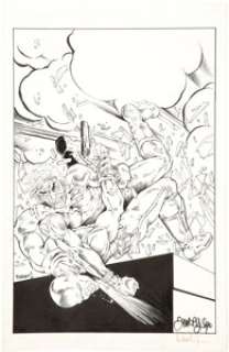 Tim Vigil Sable #24 Cover Original Art (First, 1990). | Heritage