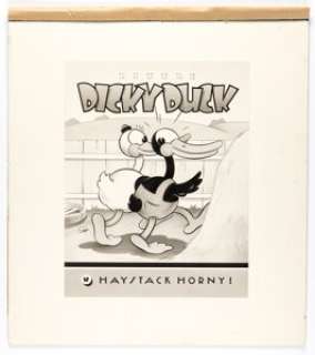 Bob Zoell Promethean Enterprises "Little Dicky Duck is Haystack Horny!" Illustration Original Art (c. 1970). | Heritage