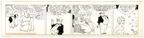 Chic Young Blondie Daily Comic Strip Original Art dated 12-13-30 (King Features Syndicate, 1930). | Heritage