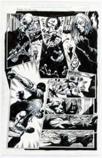 Ted Halsted and Scott Koblish Venom: The Hunger #4 Story Page 12 Original Art (Marvel, 1996).