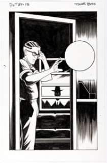 Tyler Boss The Department of Truth #7 Splash Page 13 Original Art (Image, 2021).