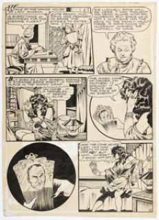 Matt Baker Jerry Iger’s Famous Features #1 Flamingo Story Page 2 Original Art (Iger/Pacific Comics, c. 1950s/1984). | Heritage