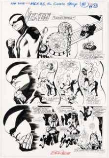 Steve Rude Nexus: The Newspaper Strips TPB #1 "The Coming of Gourmando" Merk Story Page 27 Original Art (Dark Horse, 2021). | Heritage