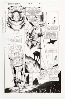 Rob Liefeld, Shelby Robertson, and Danny Miki Overstreet‘s FAN #3 Badrock Story Page 1 Original Art (Gemstone Publishing, 1995).