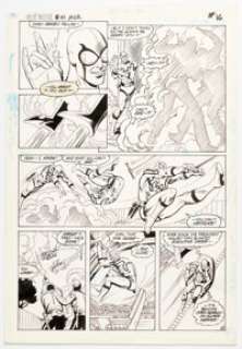 Chuck Patton and Dell Barras Blue Beetle #10 Story Page 12 Original Art (DC, 1987).