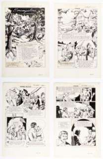 Alex Blum Classics Illustrated #92 "Evangeline" Complete 29-Page Story Original Art (Gilberton, 1952). (Total: 29 Original Art) | Heritage