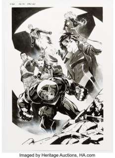 Francesco Manna X-Men: Hellfire Gala #1 "Dead X-Men" Variant Cover Original Art (Marvel, 2023). | Heritage