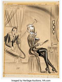 Bill Ward Jest January-1957 Single Panel Gag Cartoon Illustration Original Art (Humorama, 1957). | Heritage