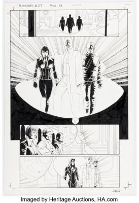 John Cassaday Planetary #27 Story Page 19 Original Art (DC, 2009). | Heritage