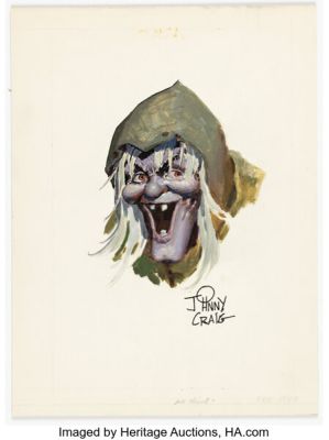 Johnny Craig - Vault-Keeper Illustration Original Art (1988). | Heritage