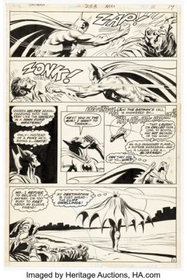Irv Novick and Dick Giordano Batman #253 Story Page 11 Original Art (DC, 1973). | Heritage